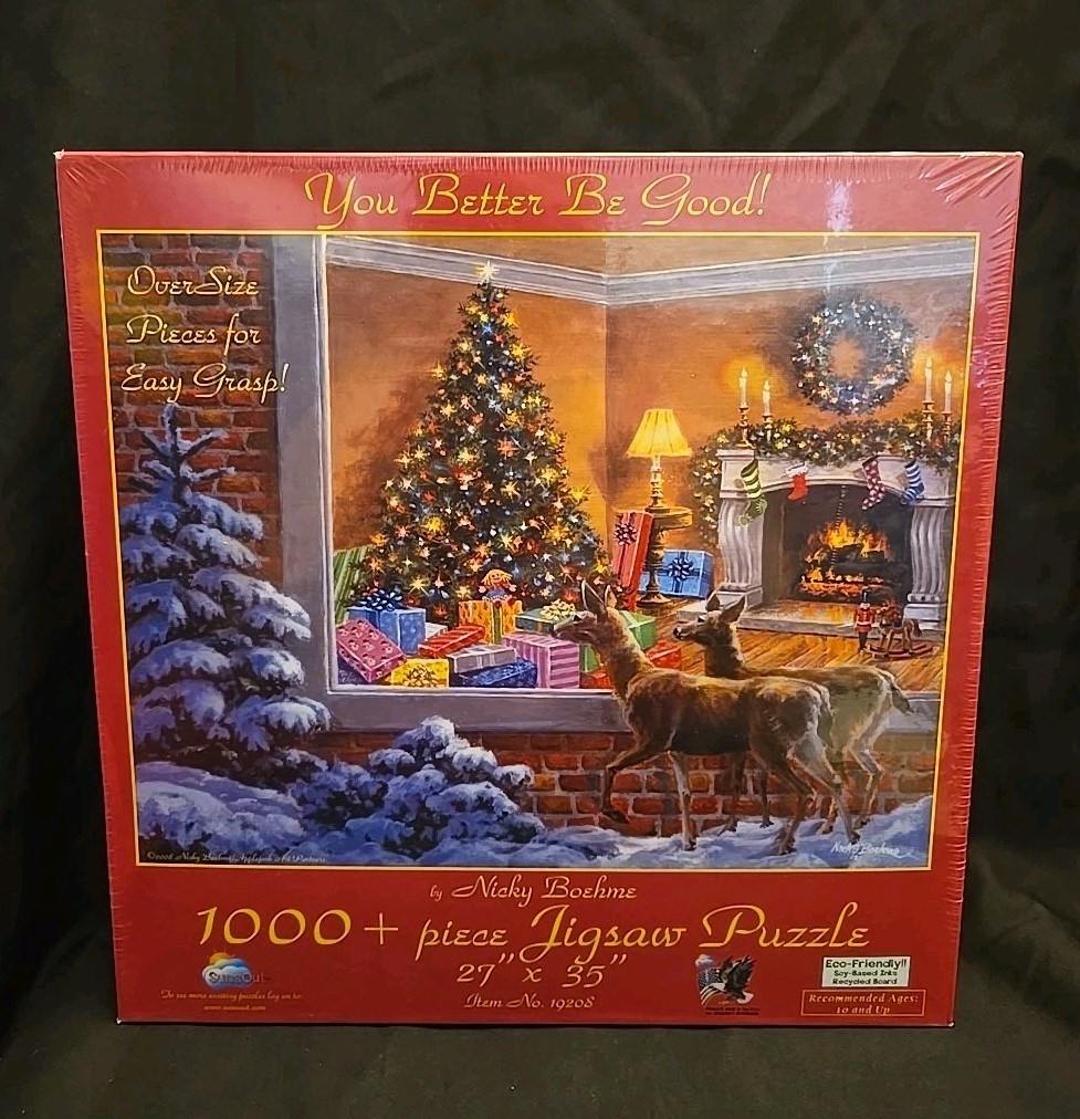 New And Sealed SunsOut You Better Be Good 1000 Piece Jigsaw Puzzle 27\ New And Sealed SunsOut You Better Be Good 1000 Piece Jigsaw Puzzle 27\