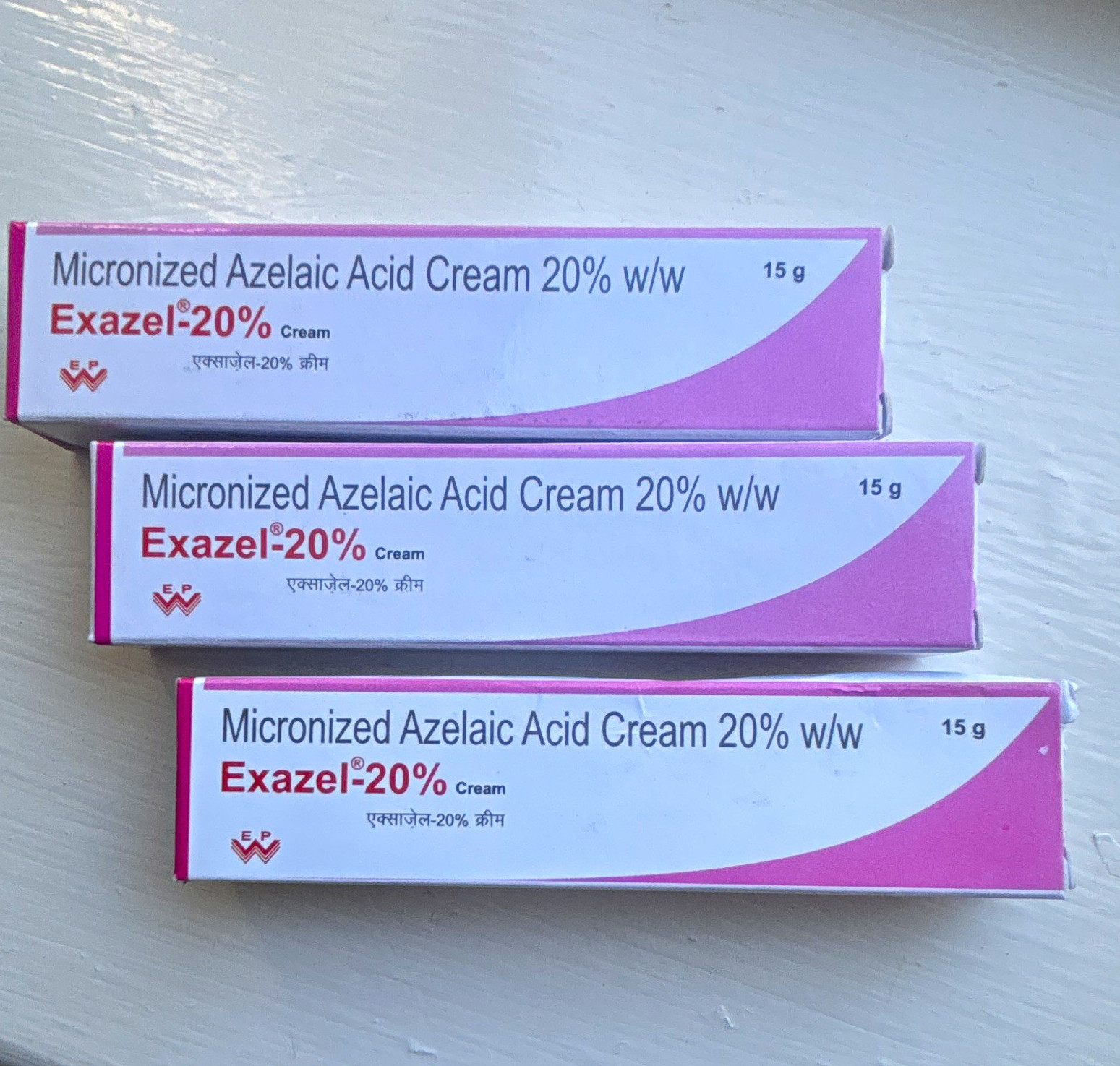 Exazel 20% Azelaic Acid Cream 15g (1 box)