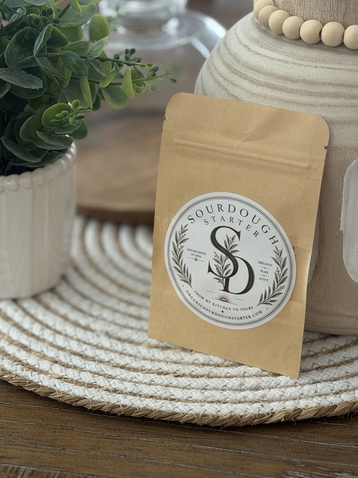 Organic Sourdough Starter Dehydrated | EASY | TOP SELLER | 