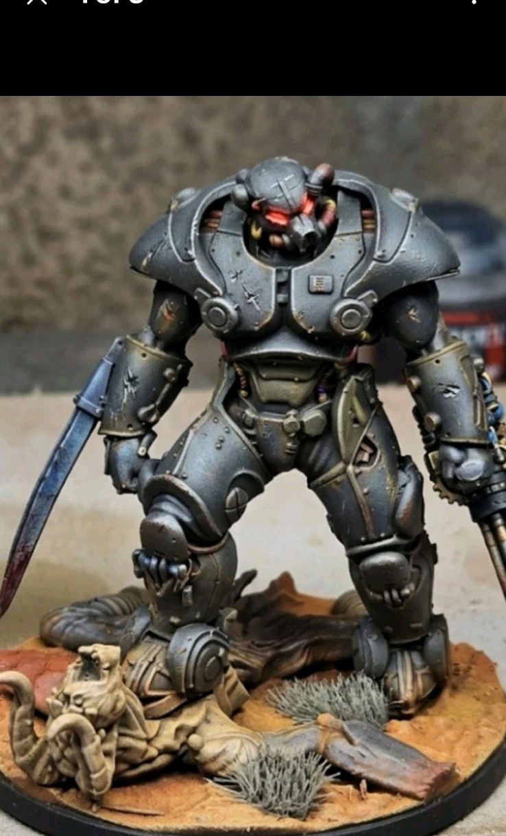 Enclave Frank Horrigan - Fully Primed Single Mini For Fallout Wasteland Warfare