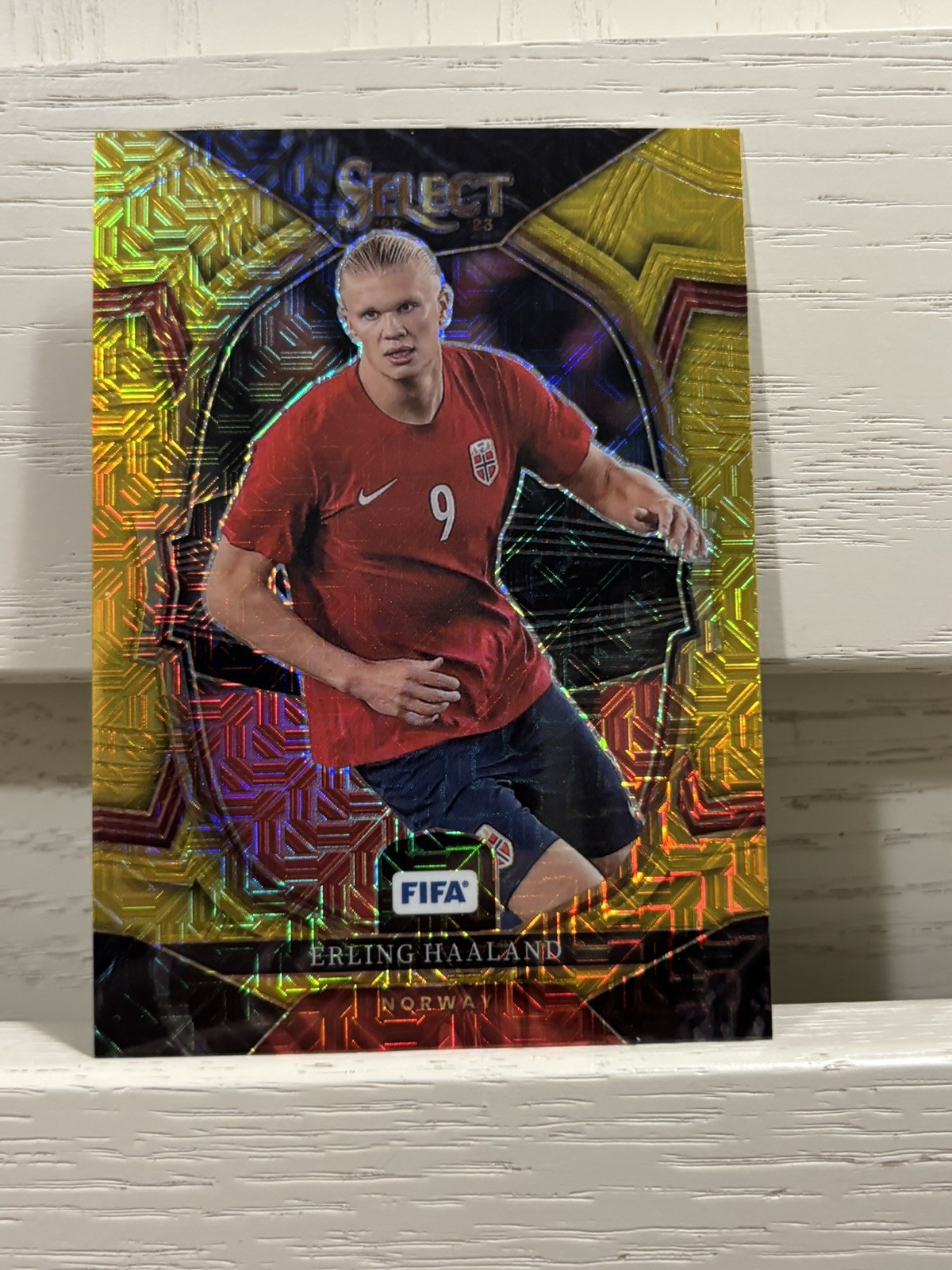 ERLING HAALAND 2022-23 Panini Select FIFA Terrace Gold Mojo /10 Norway #41
