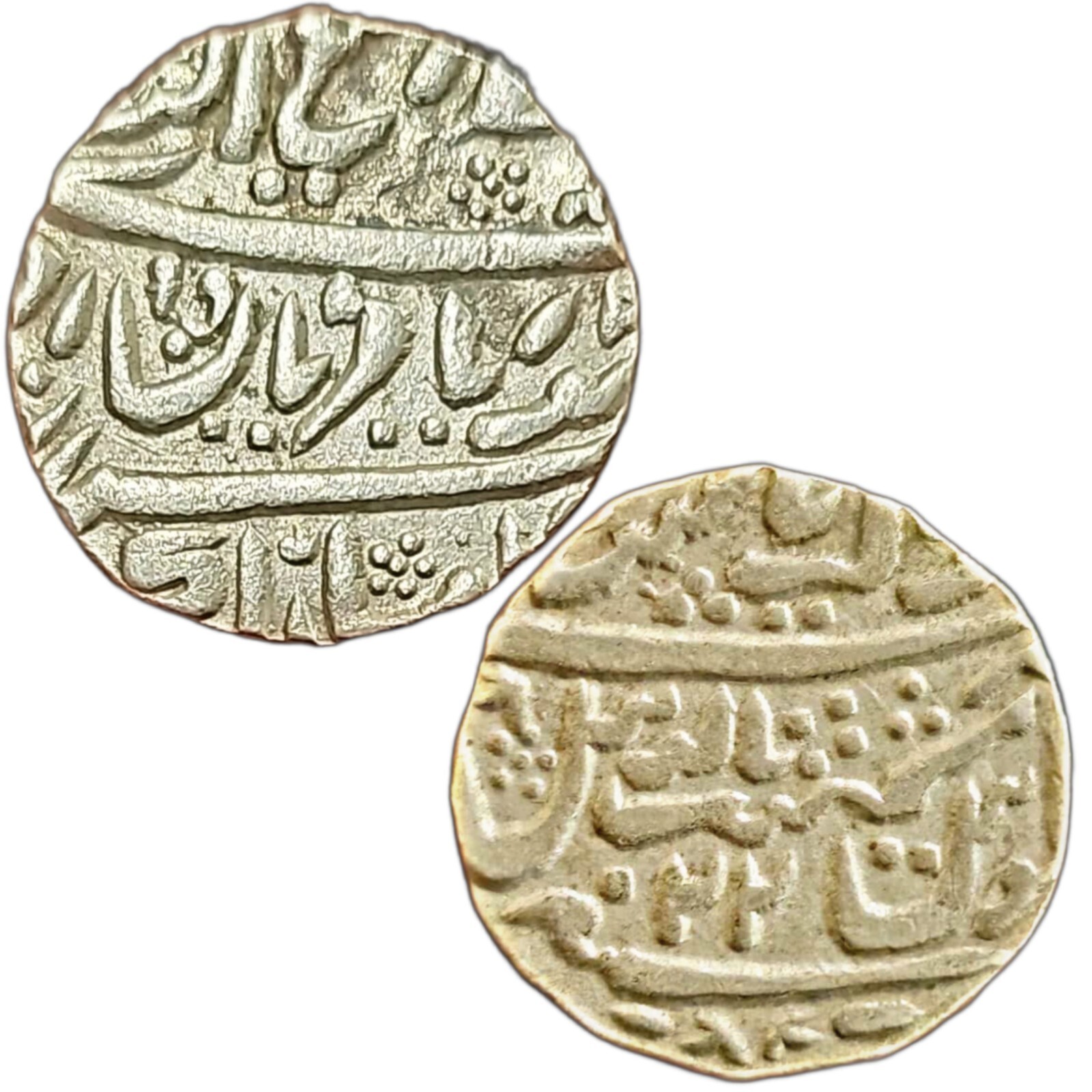 INDIA,PRINCELY STATES - JAISALMER,Ranjit Singh, Silver Rupee,frozen Date 22