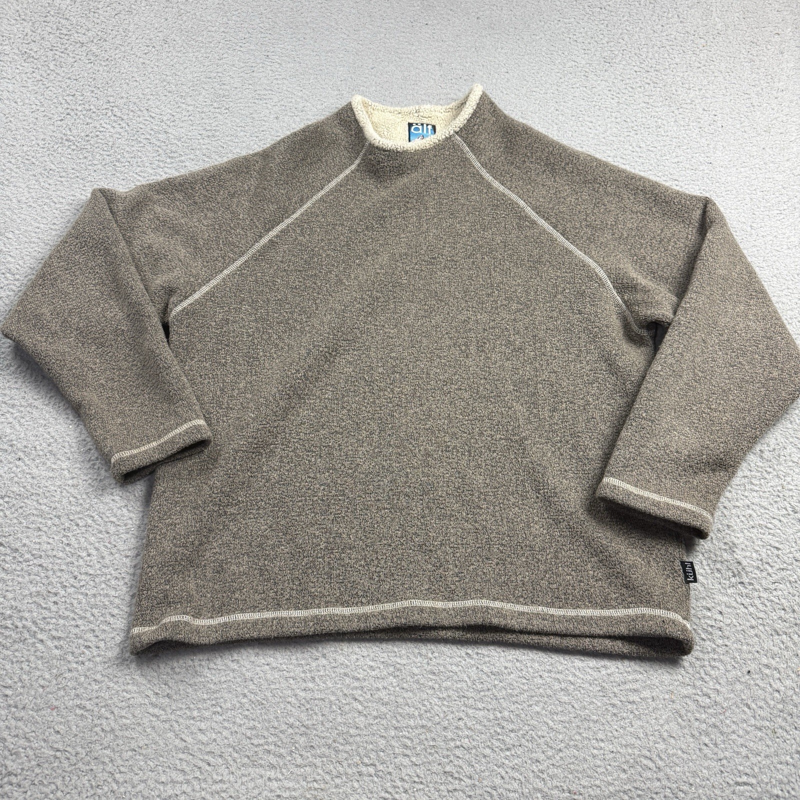 Vintage Alf Kuhl Sweater Mens Large Fleece Alfpaca Outdoor Pullover