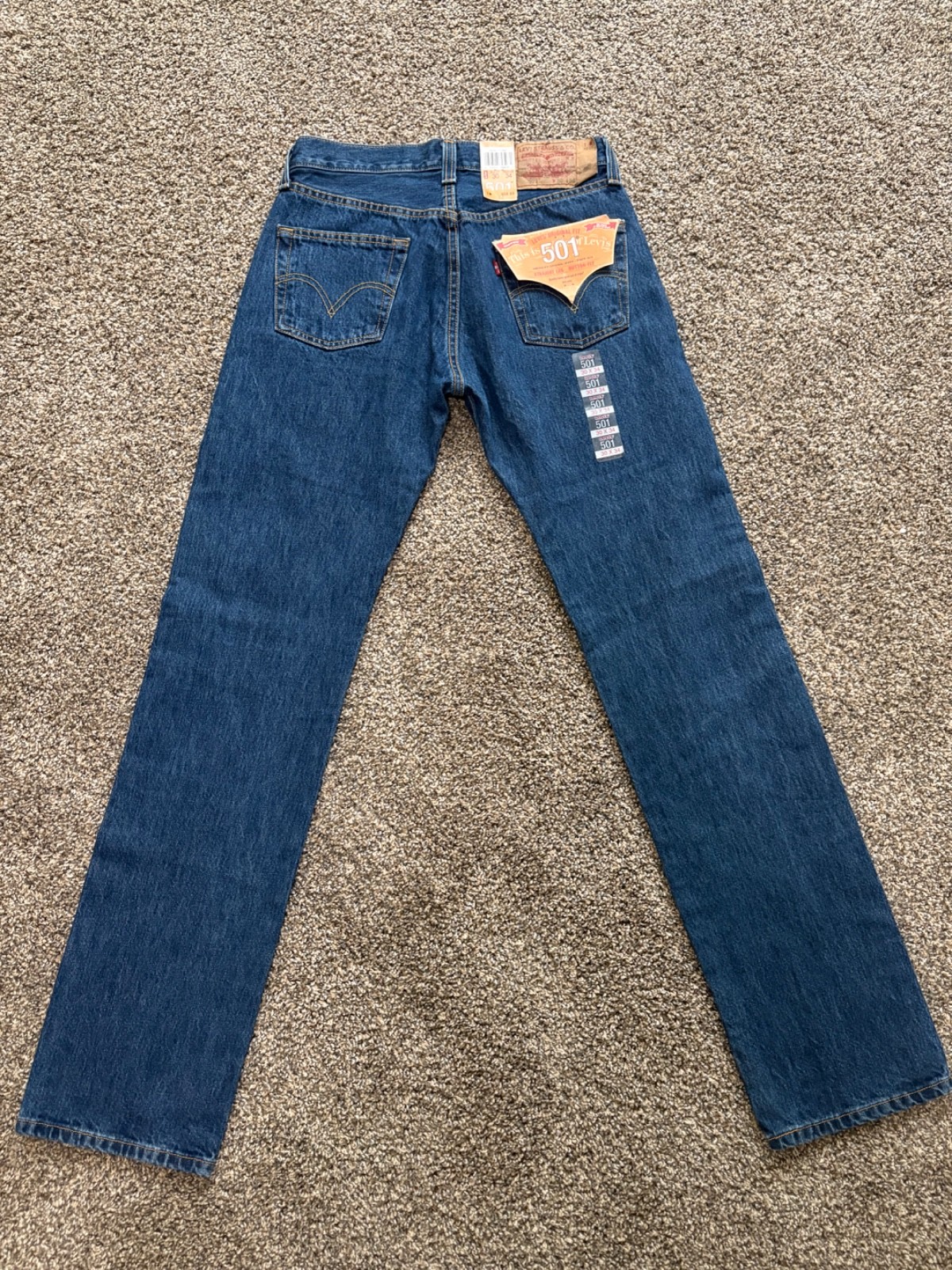 Vintage Levi’s 501 NWTS from 2009 30x34 Blue Jean straight leg button fly