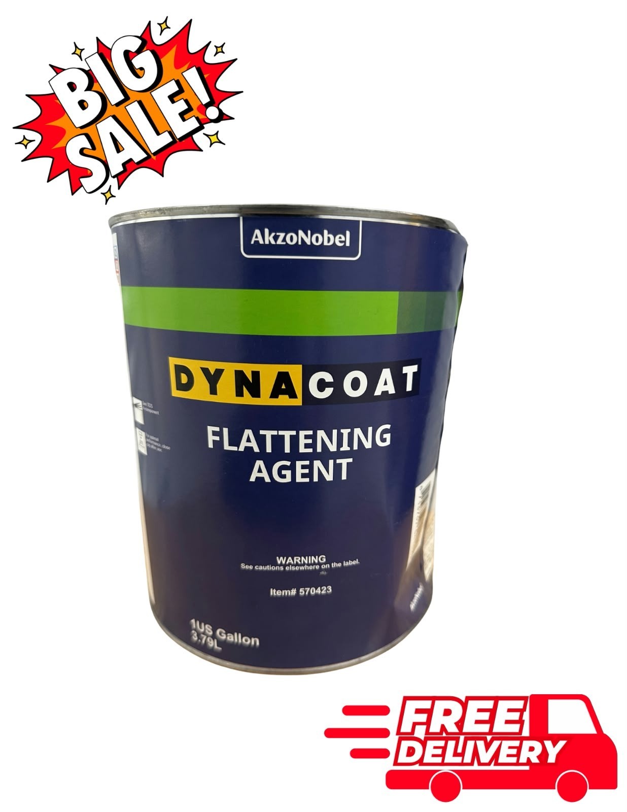 🔥 AkzoNobel Dynacoat Flattening Agent 570423 1 Gallon Automotive Paint 🎨