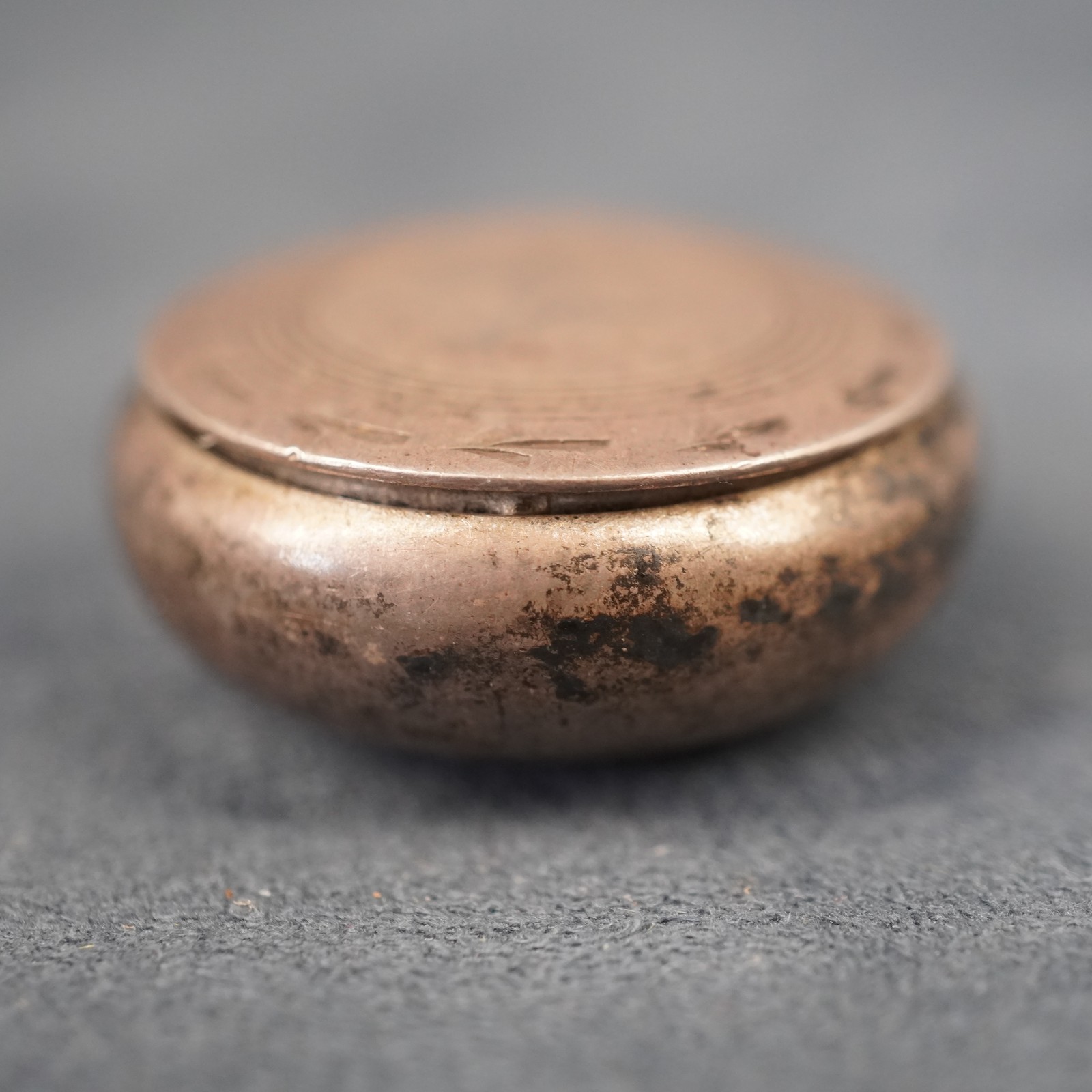 Vintage Wells Sterling Silver Pill Box -  USA