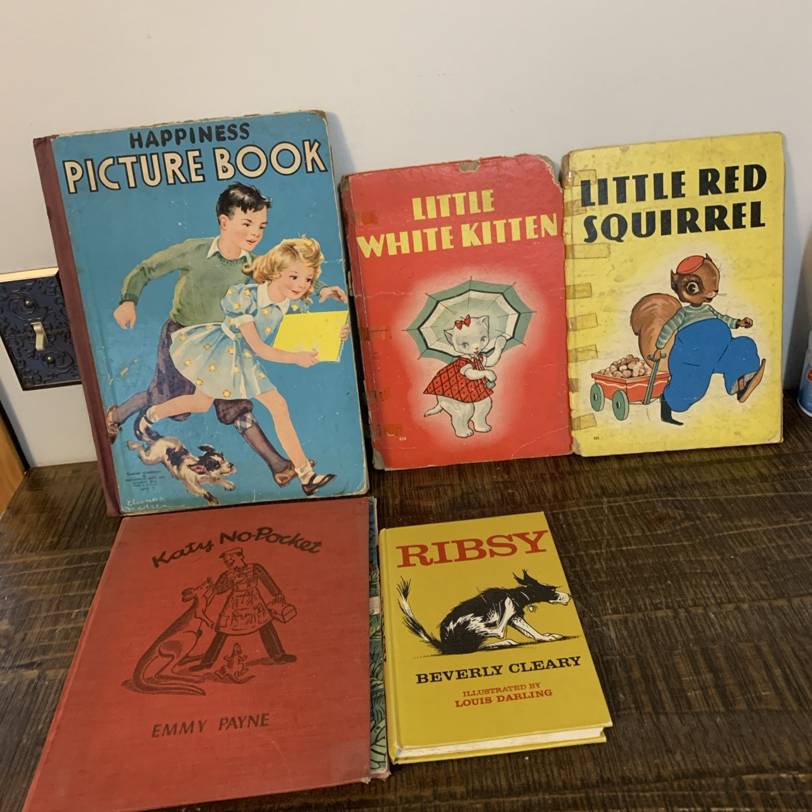 Lot of 5 Vintage Childrens Books 1930s-1960s FIRST EDITIONS Katy No-Pocket Ribsy Lot of 5 Vintage Childrens Books 1930s-1960s FIRST EDITIONS Katy No-Pocket Ribsy
