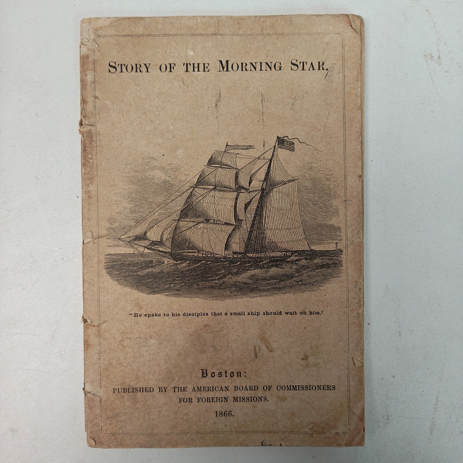 1866 Story of the Morning Star Hiram Bingham 1st Ed Micronesia Missionary Ship
