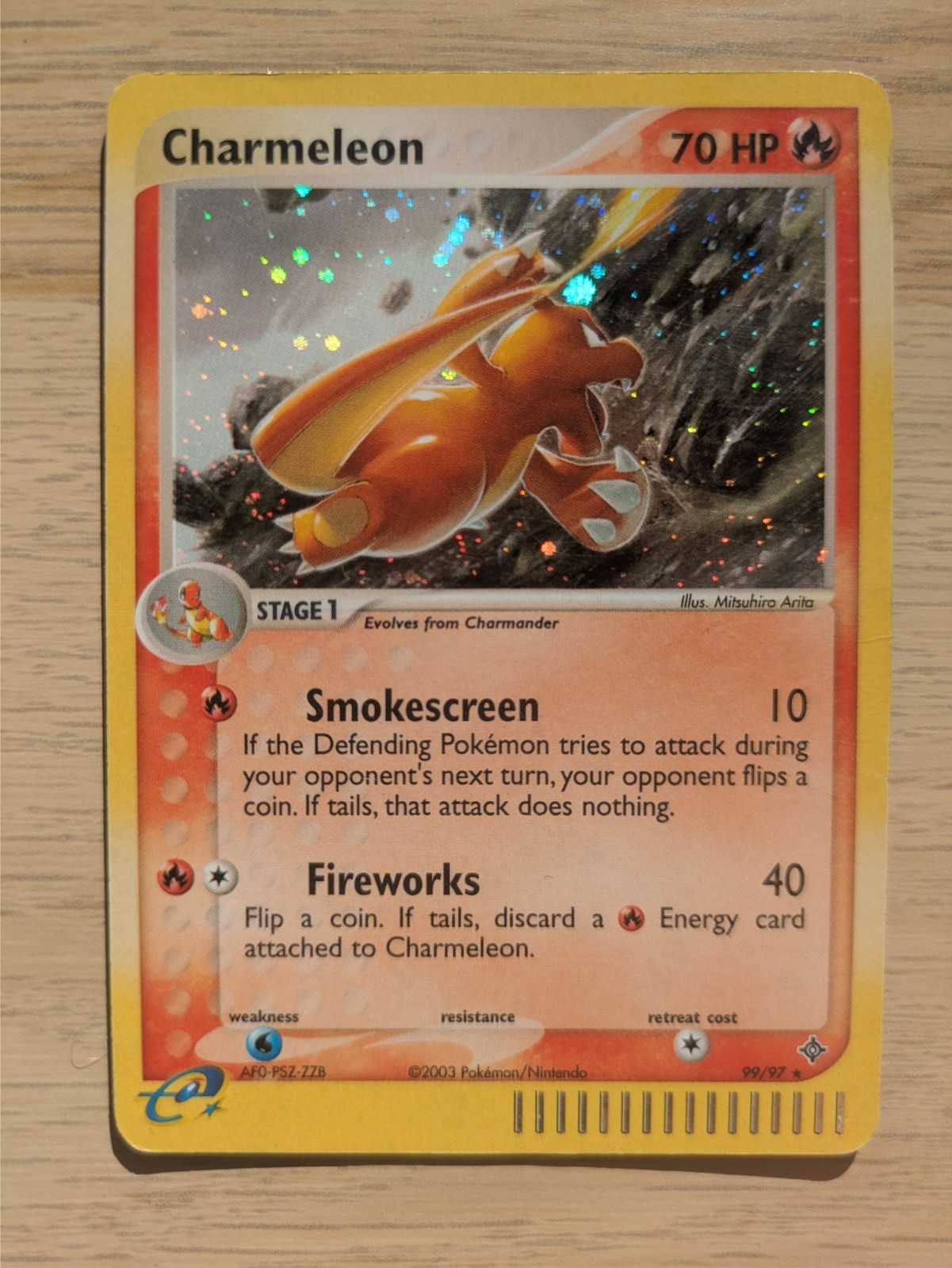 Charmeleon - EX Dragon (DR) - 99/97 - Secret Rare Holo - Lightly Played Charmeleon - EX Dragon (DR) - 99/97 - Secret Rare Holo - Lightly Played