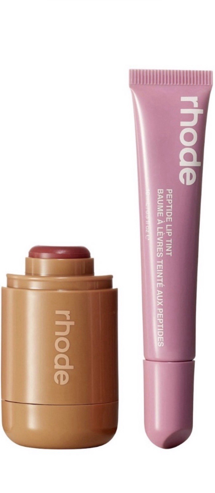 RHODE Pocket Pair Limited Edition Lip + Cheek Set sleepy girl + pretzel