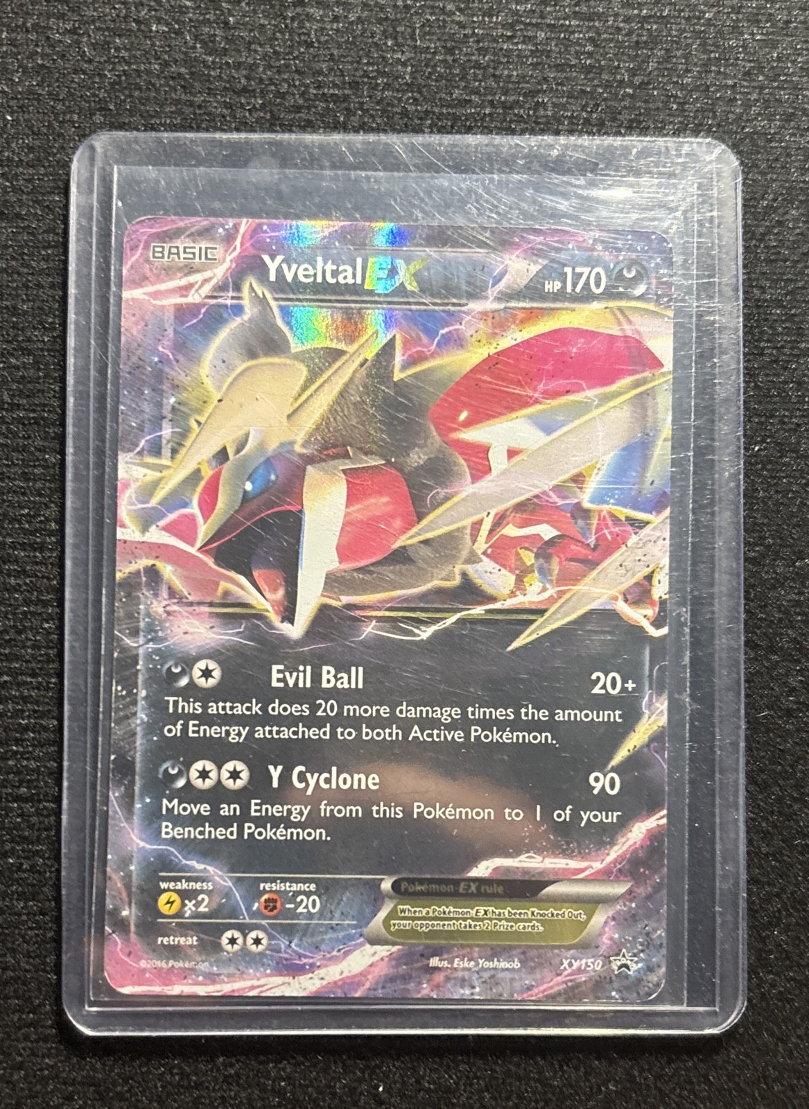 Yveltal EX - (Shiny) XY150 XY Holo