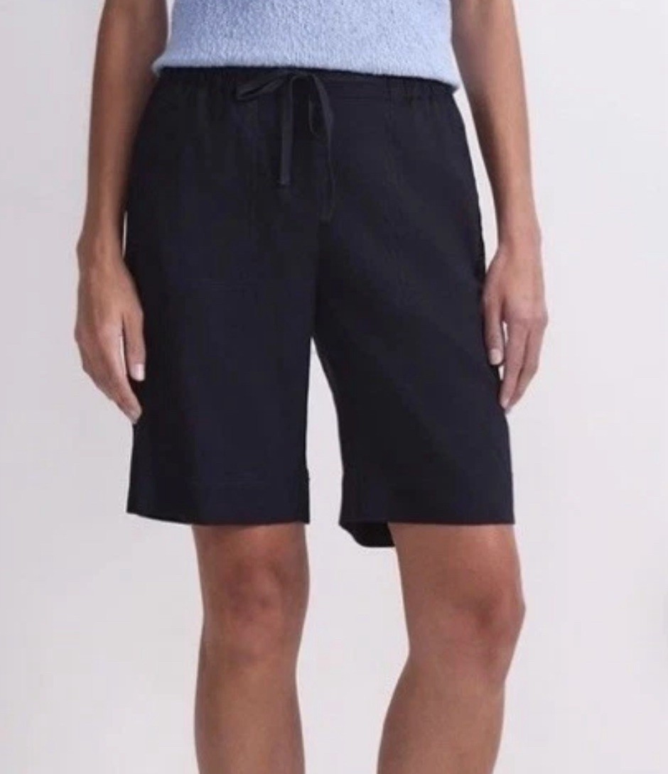 Linen shorts Classic Navy 12-As New Linen shorts Classic Navy 12-As New