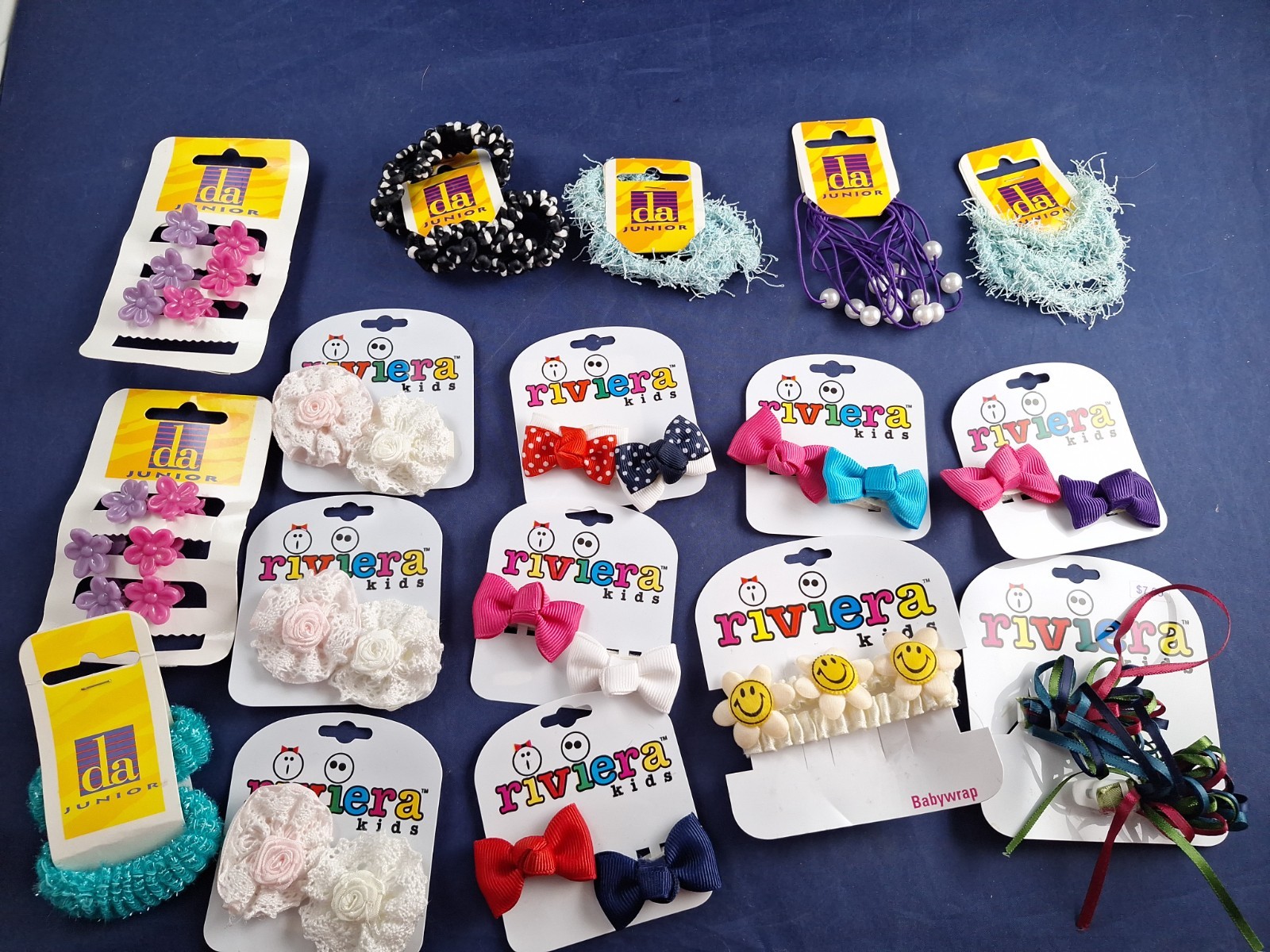 Vtg Da Junior Riveria 90s Y2K Hair Large Lot Accessories Barrette Ponytail *17-A Vtg Da Junior Riveria 90s Y2K Hair Large Lot Accessories Barrette Ponytail *17-A