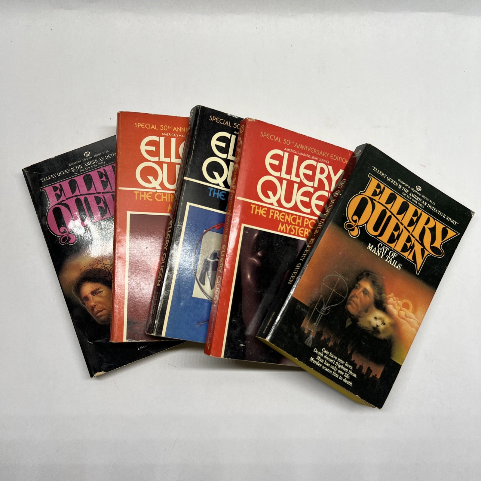 Vintage ELLERY QUEEN VINTAGE PAPERBACKS, Lot of 5 Vintage ELLERY QUEEN VINTAGE PAPERBACKS, Lot of 5