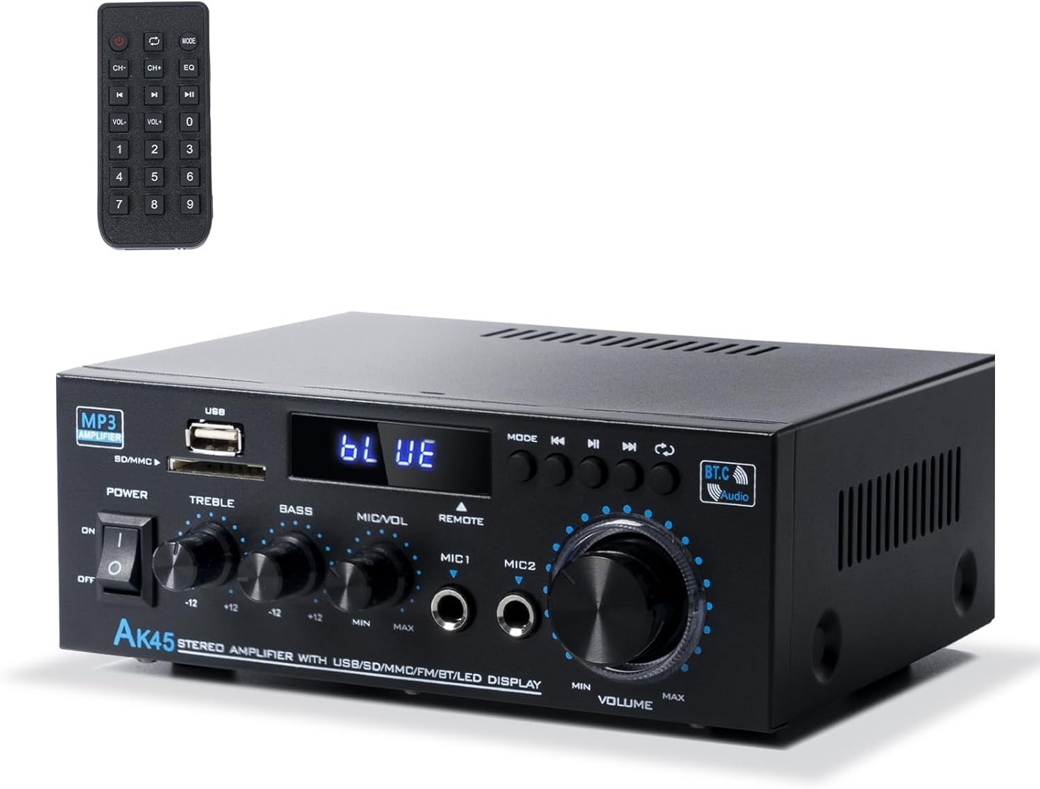 Stereo Receiver & Amplifier Home Audio Amp, AK45 Bluetooth Receiver for Home Stereo Receiver & Amplifier Home Audio Amp, AK45 Bluetooth Receiver for Home