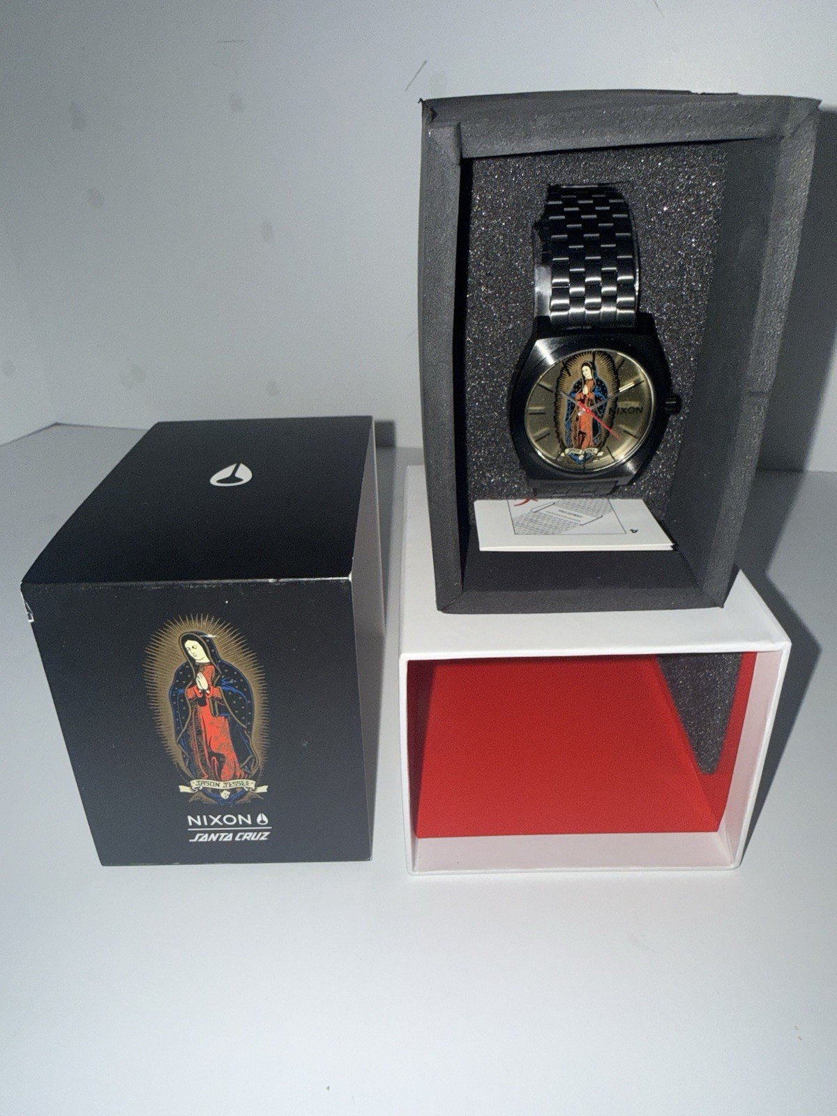 Nixon Santa Cruz Skateboards Jason Jessee Mary Time Teller Mens Watch NWT RARE