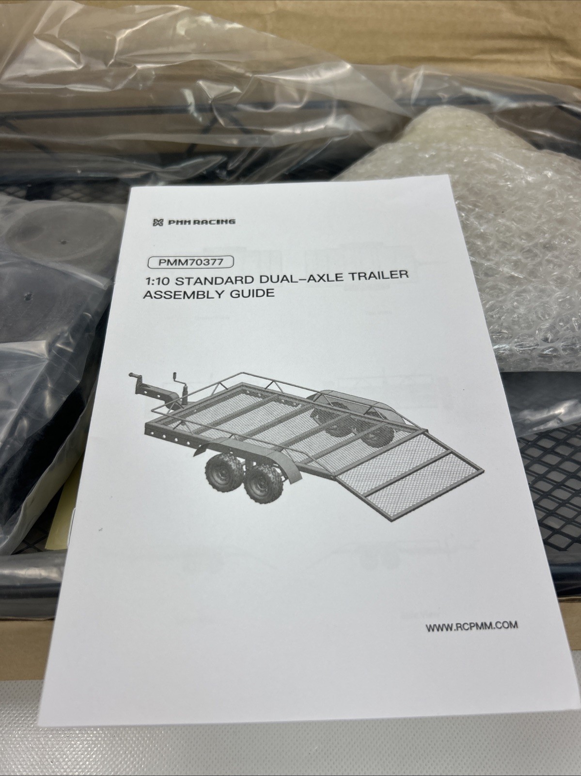 PMM Racing PMM70377 1:10 Standard dual-axle Trailer