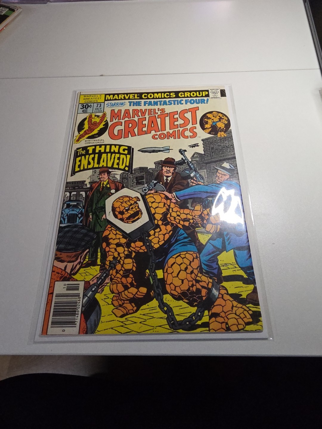 comic book 1977 issue 73 marvel\'s greatest comics the thing enslaved