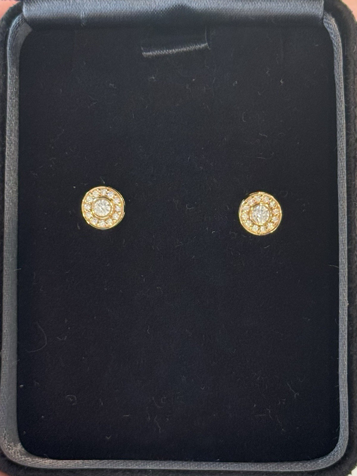 Tiffany & Co. Soleste Diamond Stud Earrings 18K Rose Gold Discontinued w/ Box Tiffany & Co. Soleste Diamond Stud Earrings 18K Rose Gold Discontinued w/ Box