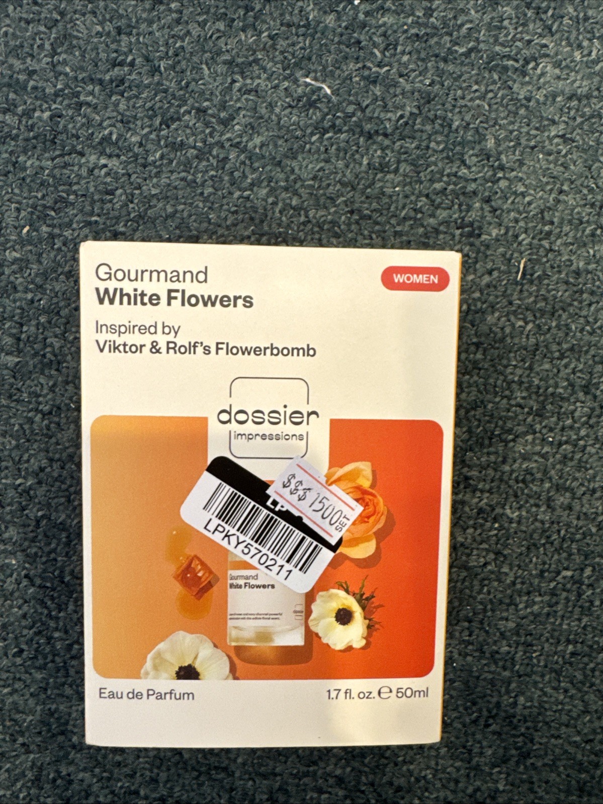 Dossier Women\'s Perfume - Gourmand White Flower - 50ml: Paraben-Free, Phthalate- Dossier Women\'s Perfume - Gourmand White Flower - 50ml: Paraben-Free, Phthalate-