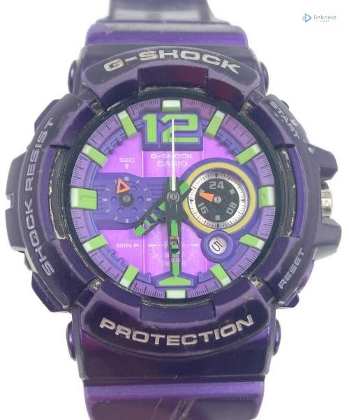 CASIO GAC-110 G-Shock Evangelion Unit-01 Men\'s Purple Watch