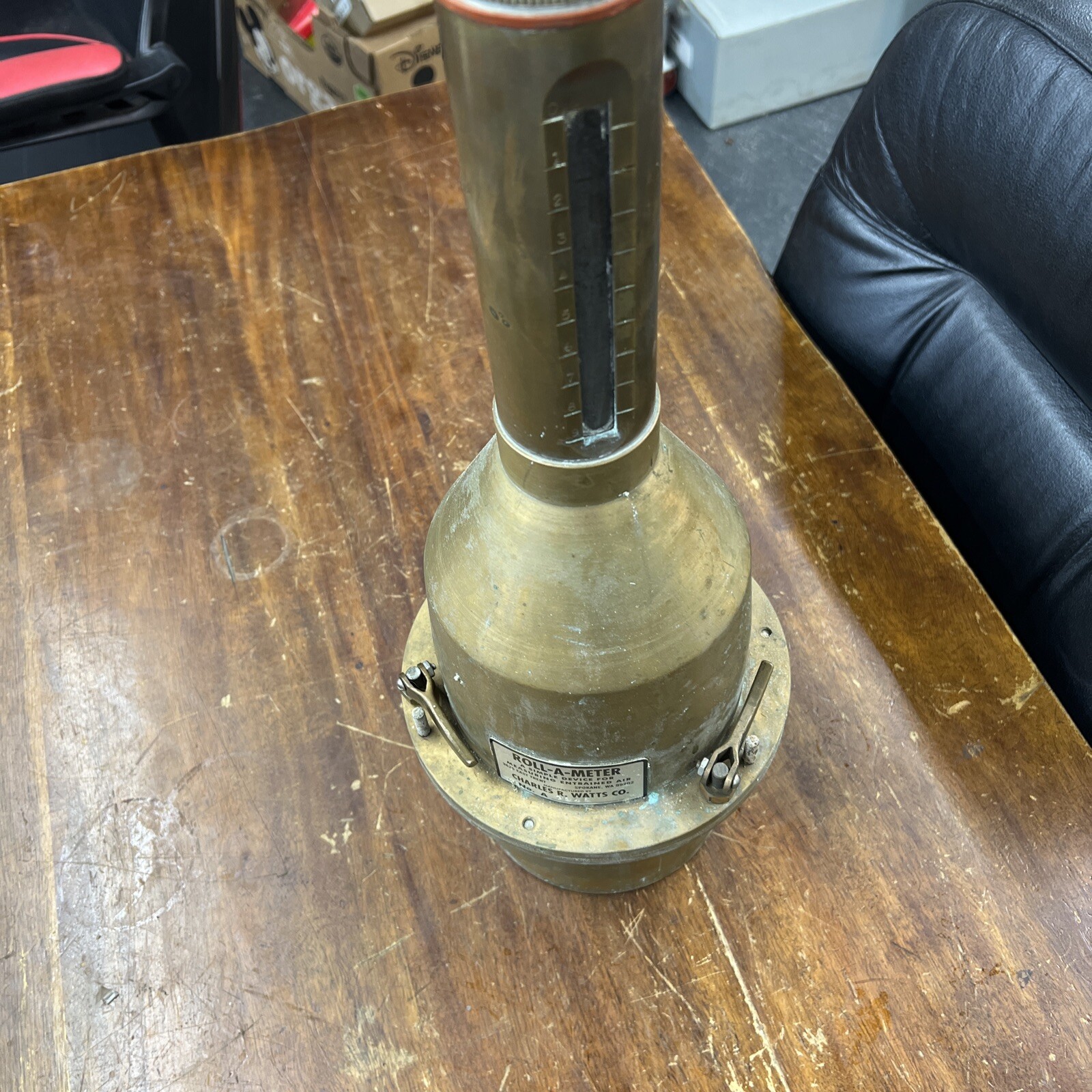 CHARLES R. WATTS ROLL A METER SOILTEST NO.432A  Brass