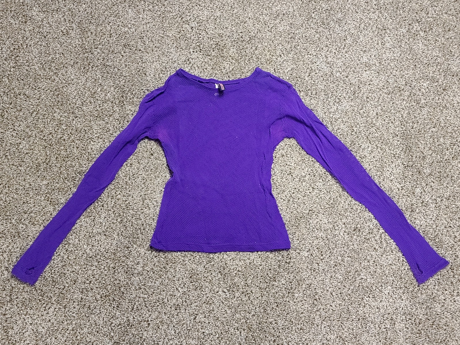Hot Topic Monster brand Purple Fishnet top - Size L Hot Topic Monster brand Purple Fishnet top - Size L