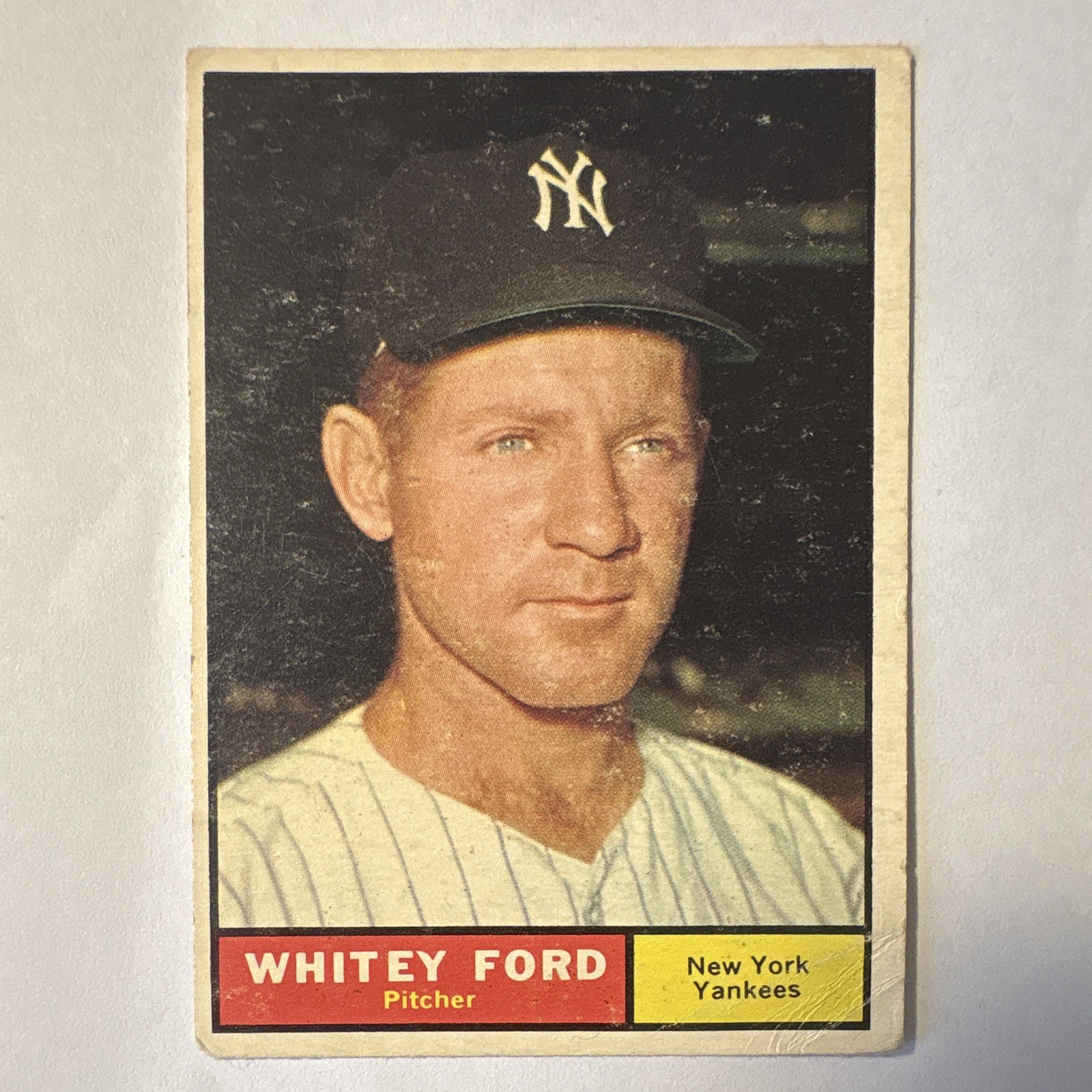 Topps 1961 Whitey Ford #160 New York Yankees Baseball Card Base Set