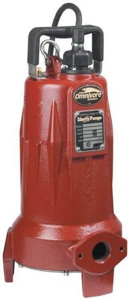 LSG202M-5 : 2 HP Manual Omnivore Grinder Pump with 50 Foot Cord