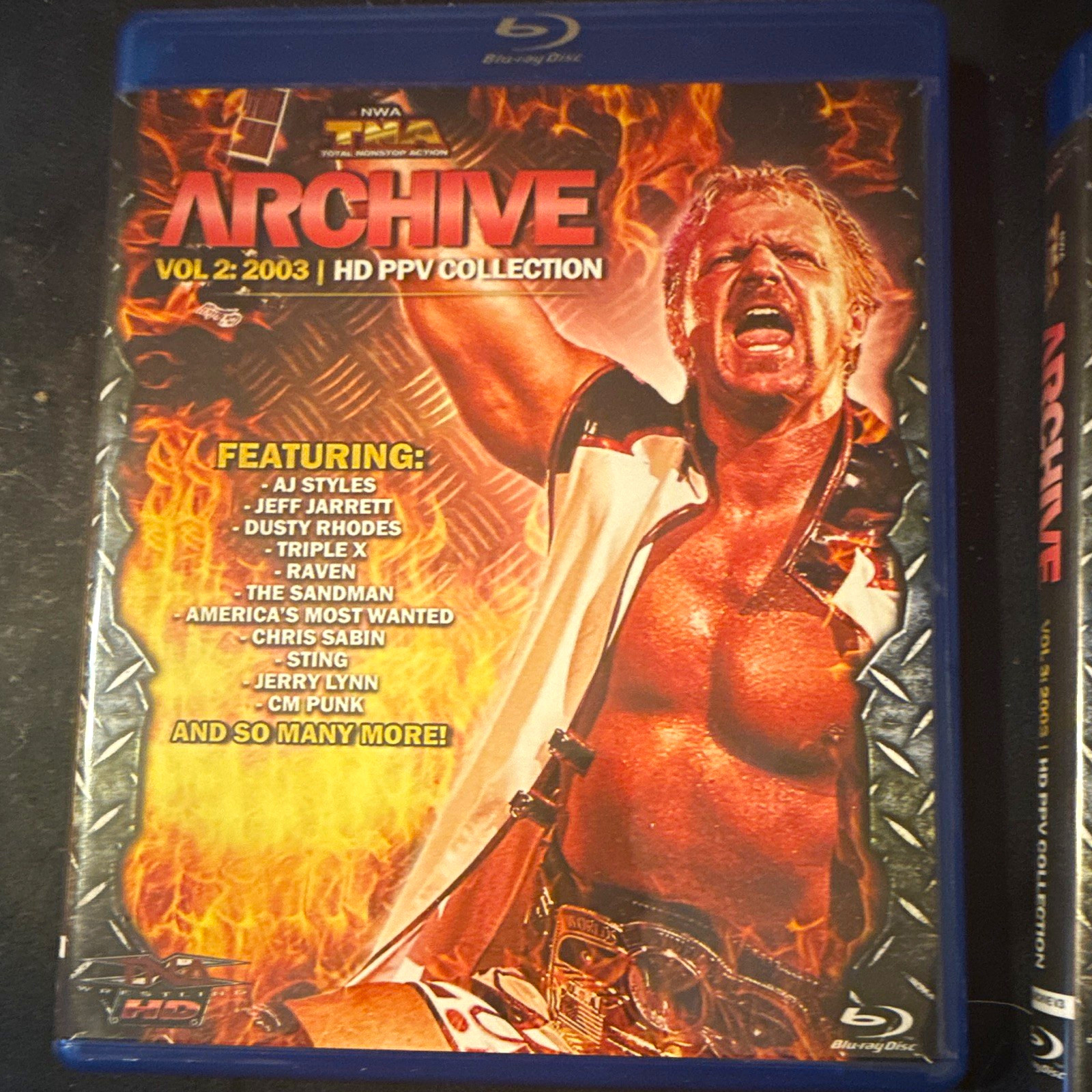 NWA TNA Wrestling Archive Vol 2 2003 HD PPV Collection Blu-ray Disc NWA TNA Wrestling Archive Vol 2 2003 HD PPV Collection Blu-ray Disc
