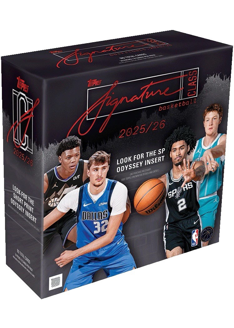 2025-26 TOPPS SIGNATURE CLASS Basketball MEGA BOX (80 Cards) NBA Brand New QTY