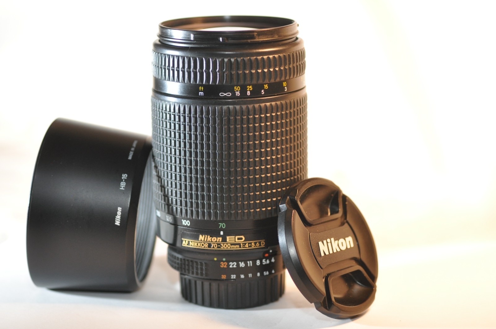 Nikon ED AF Nikkor 70-300mm 4-5.6 D FX lens HB15 for FM F100 DF D850 D750 D90 D5