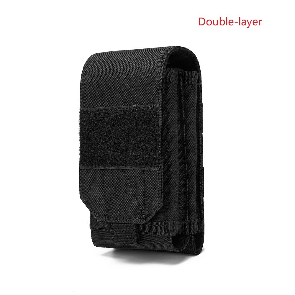 Tactical MOLLE Phone Pouch Universal Single Dual Phone Holster EDC