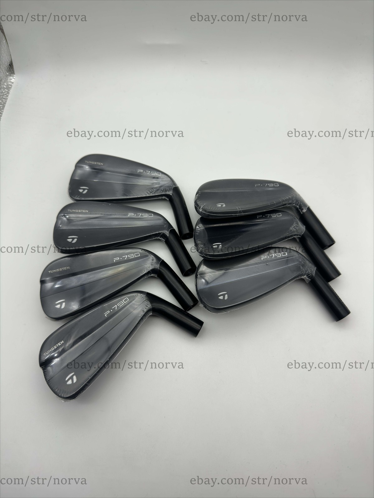 TaylorMade P790 2023 Iron Heads 4-PW 7PC Black RH Head Only Excellent