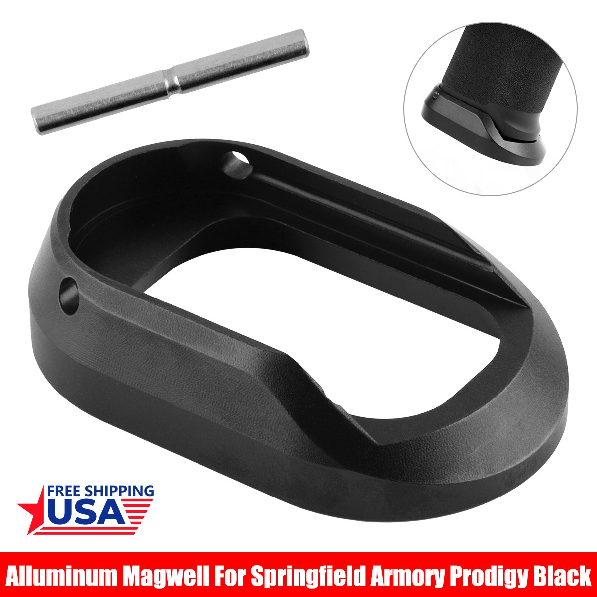 Aluminum For Springfield Armory Prodigy 9mm Black 24h-Shipping New