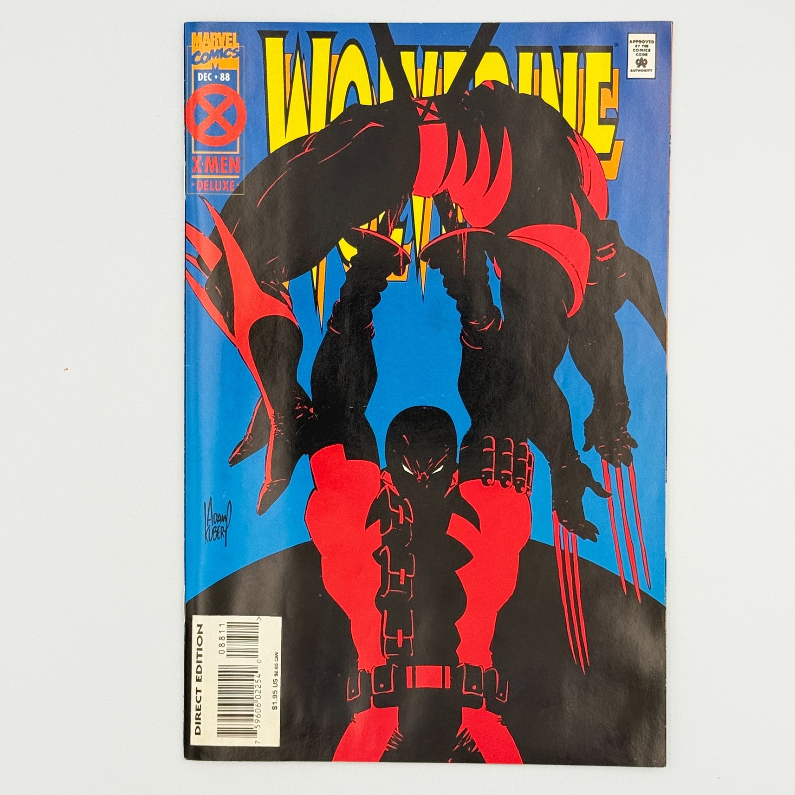 Wolverine #88 Marvel 1994 Adam Kubert Deadpool Kane Direct Ed FN