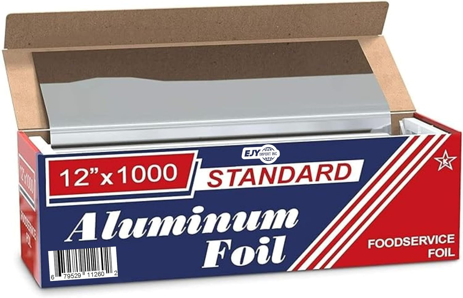 Standard Premium Aluminum Foil | 12”X1000 Feet Long | Industrial Size