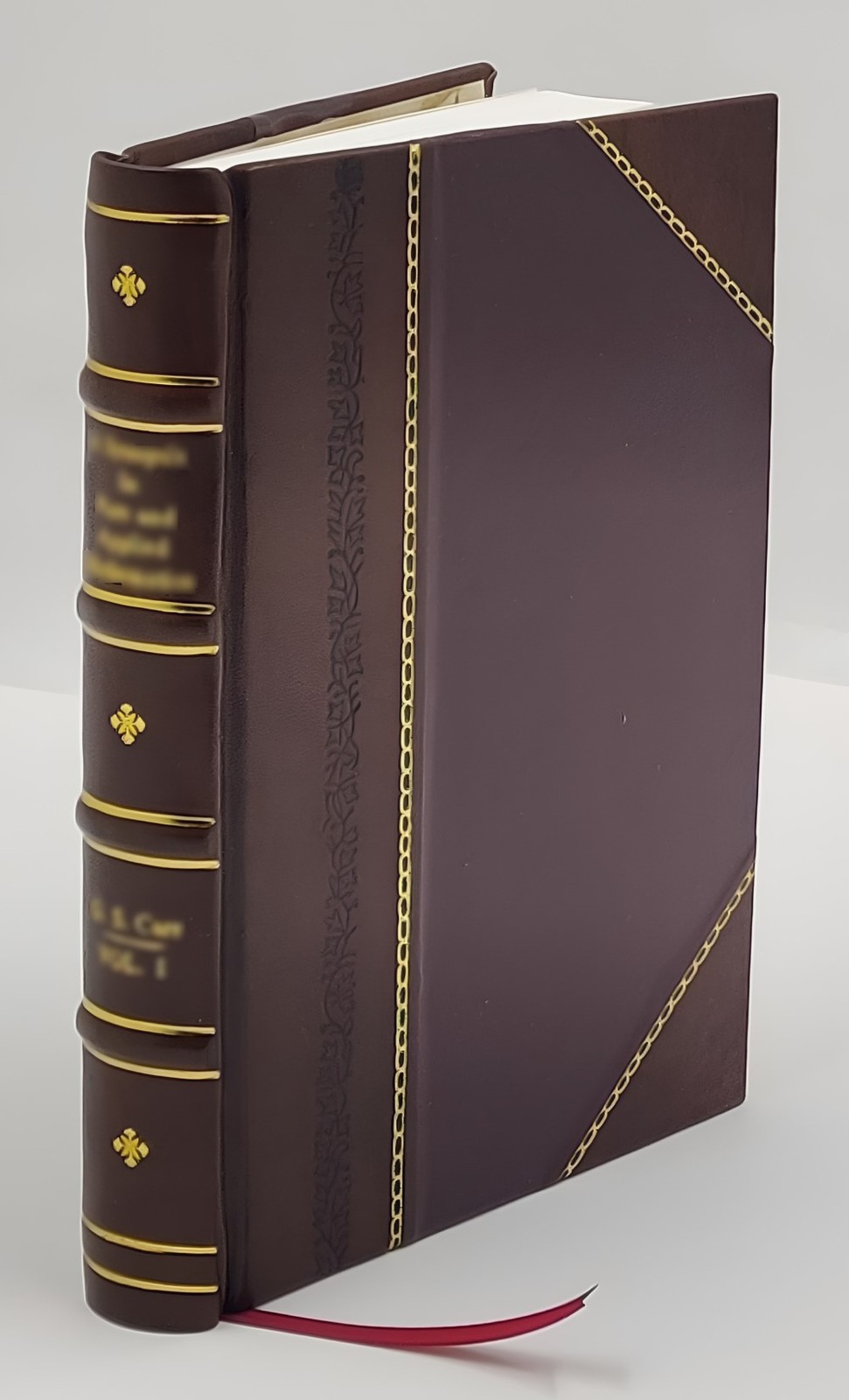 Anacalypsis, an attempt to draw aside the ve Volume 2nd 1836 [Crafted Leather]