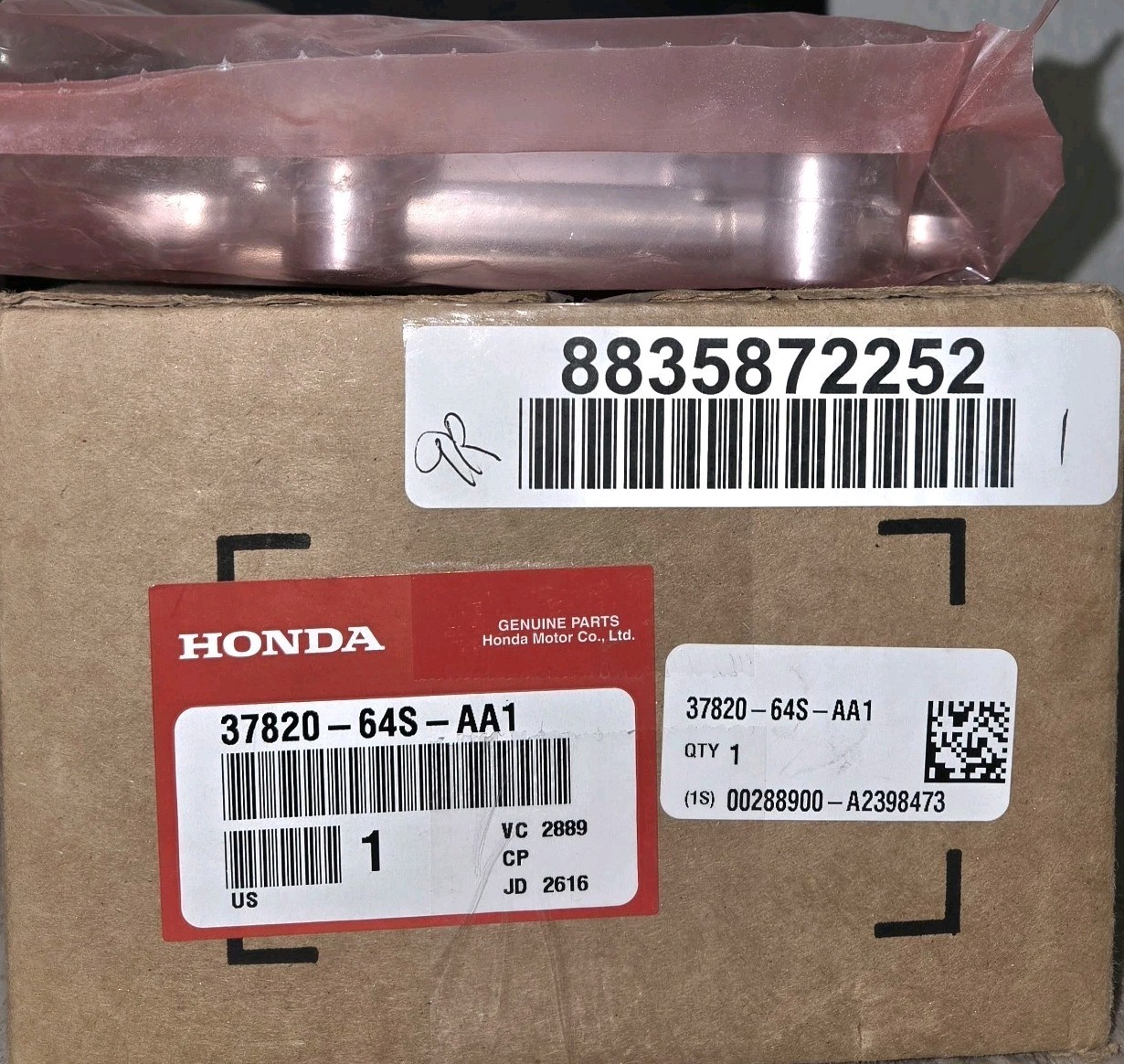 GENUINE 2022-2024 Honda Civic Engine Control Module ECM 2.0L 37820-64S-AA1 NIB 