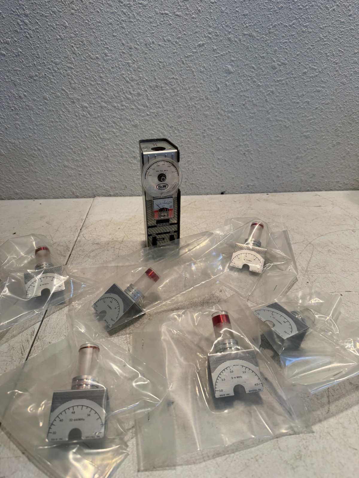 Vintage B&W Barker Williamson 331A Transistor Grid Dip Meter 6 Coils Ham Radio