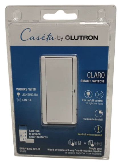 Caseta By Lutron Claro Smart Switch