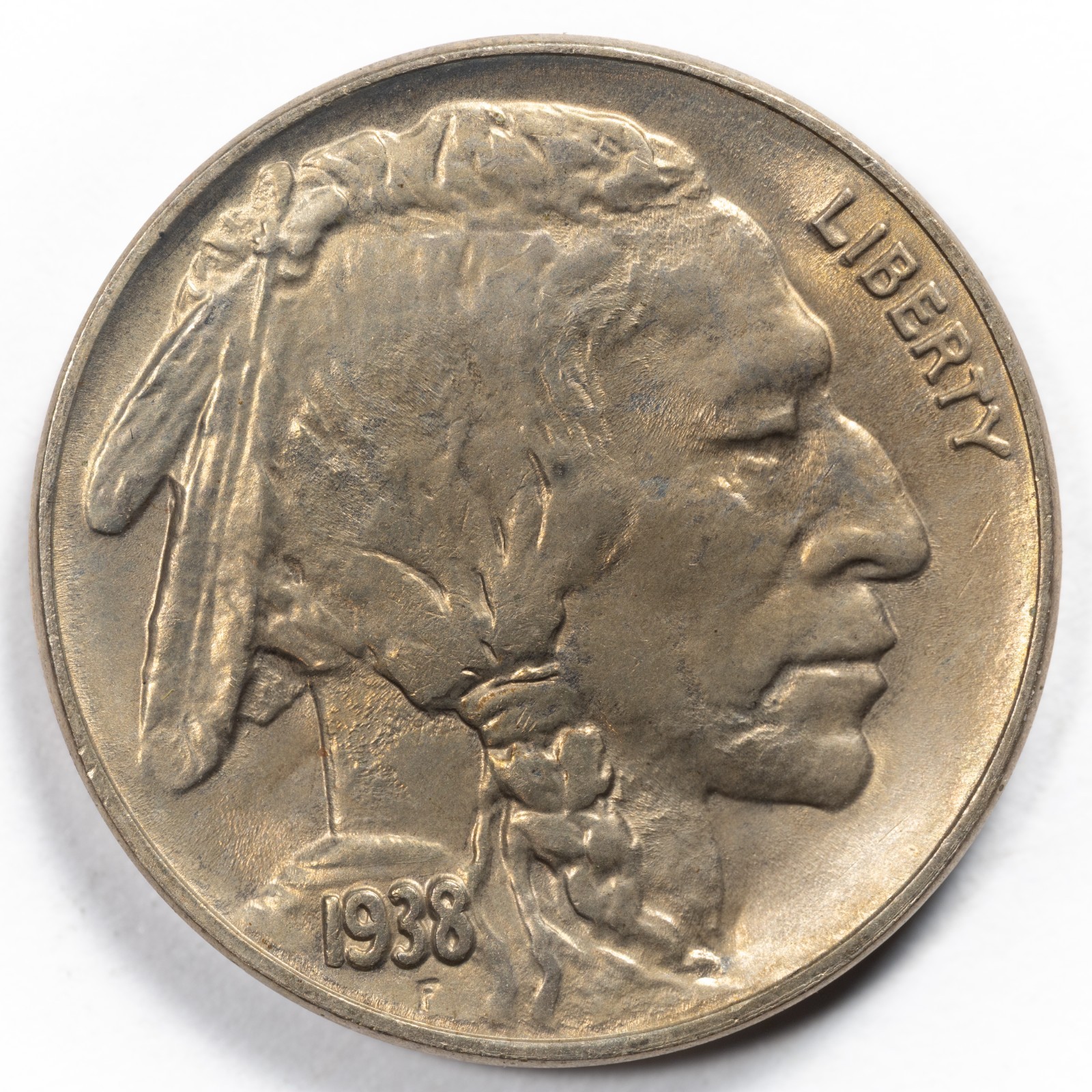 1938 D/D Buffalo Nickel Denver Mint CH BU Uncirculated