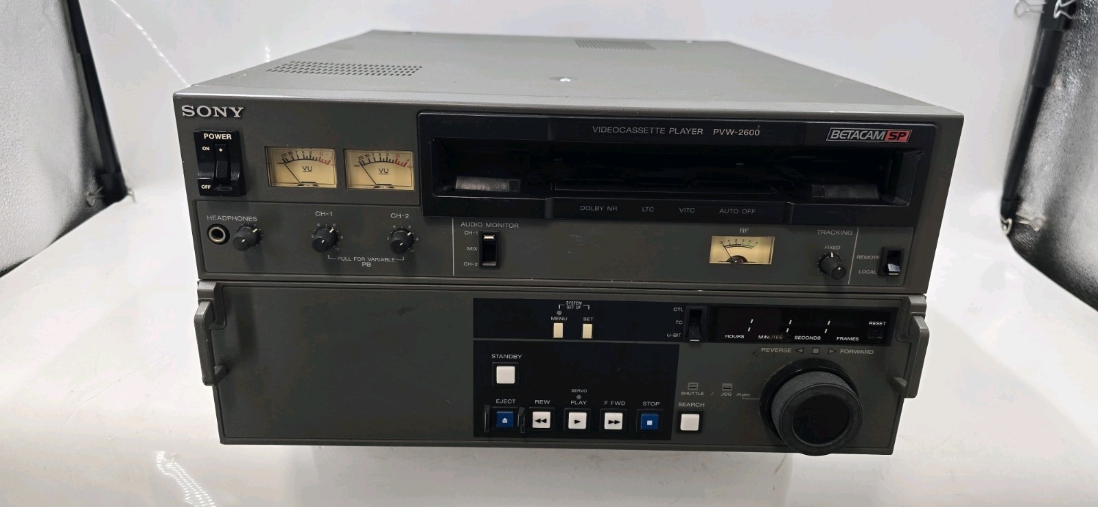 Sony PVW-2600 Betacam SP Pro Videocassette Player - No Power AS-IS - GC-6078