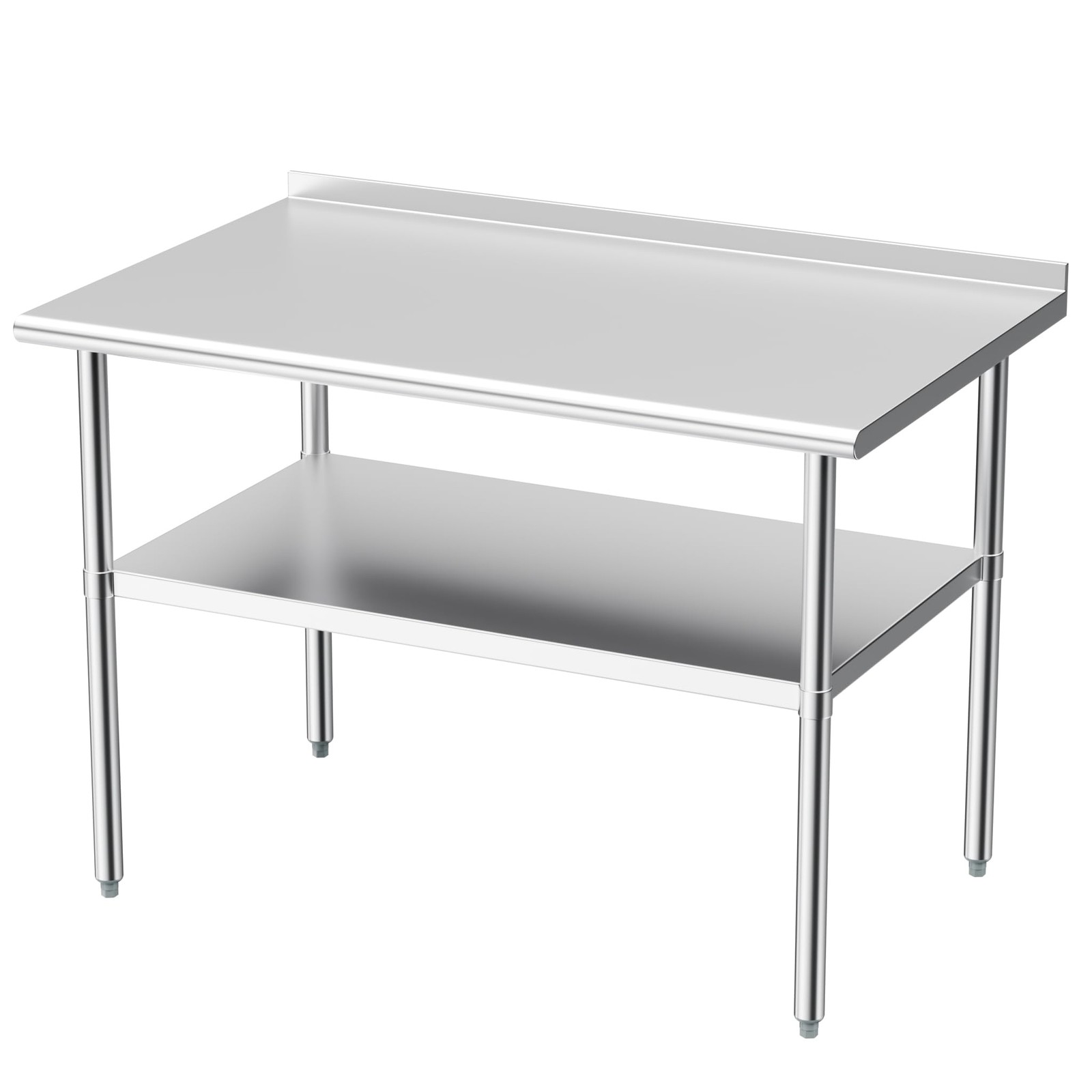 Derro Stainless Steel Table for Prep & Work, 30x48 in, Metal Commercial Heavy... Derro Stainless Steel Table for Prep & Work, 30x48 in, Metal Commercial Heavy...