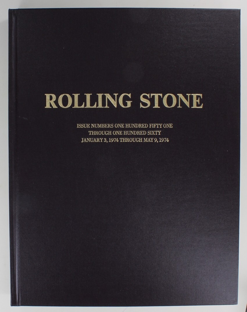 Bob Dylan 1974 Tour Rolling Stone Bound 10 Issue Special HC Rock Over 1000 Pages
