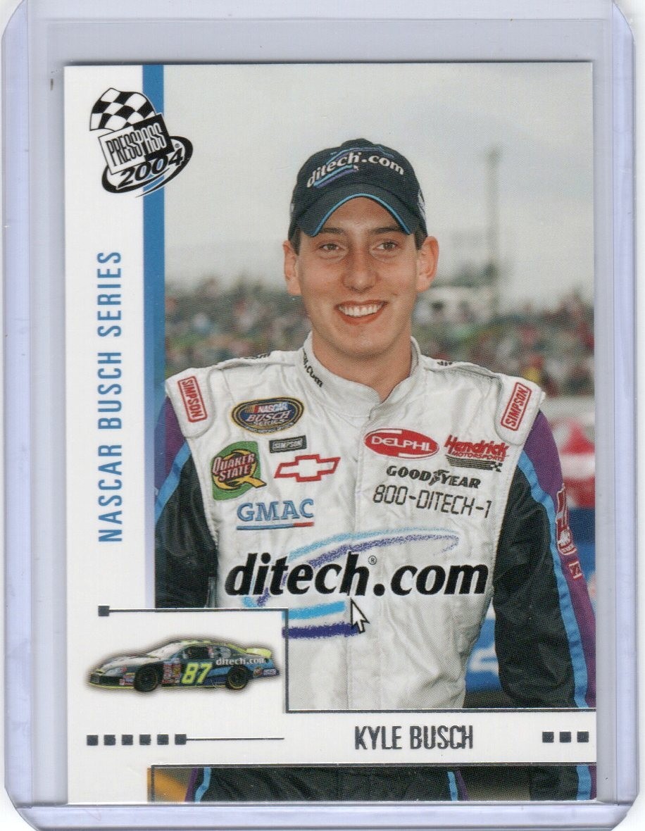 2004 PRESS PASS Kyle Busch ROOKIE CARD #38