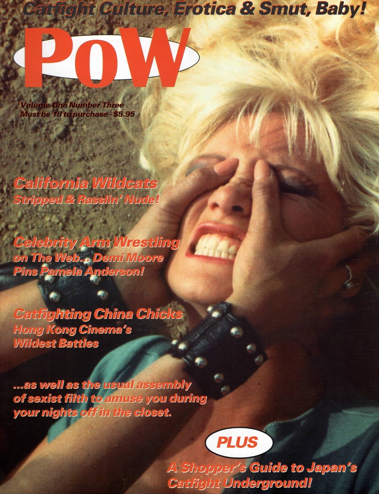 Pow Magazine #3 (1998: Draculina Publishing) Catfight Cinema