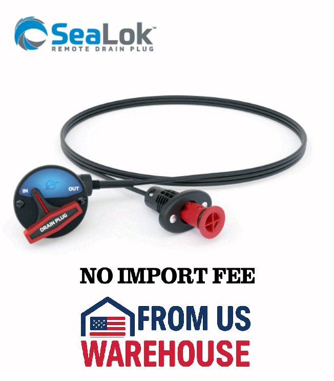 Flow‑Rite MPA-RDP-006 SeaLok Remote Drain Plug Kit – 6 ft Cable, Actuator & Plug