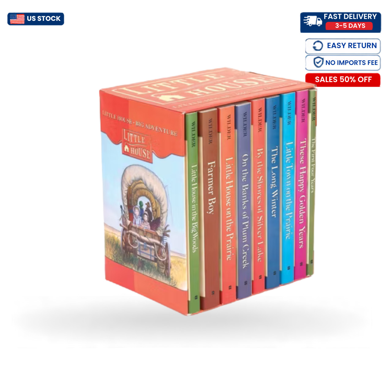 Little House Box Set Laura Ingalls Wilder Paperback ISBN 9780064400404