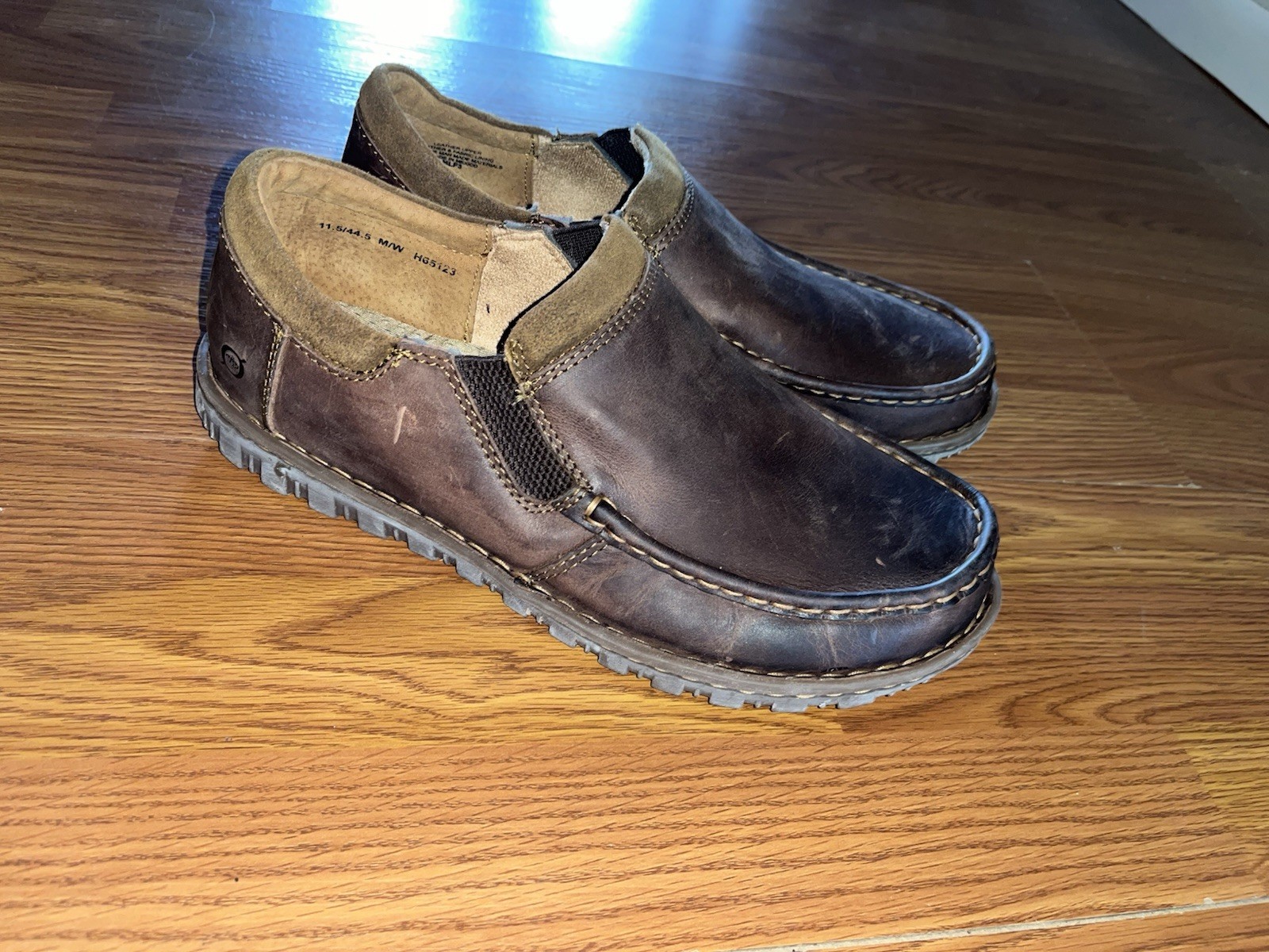 Born Men\'s Gudmund Casual Shoes - H65123 - Brown Leather 11.5 44.5 Born Men\'s Gudmund Casual Shoes - H65123 - Brown Leather 11.5 44.5